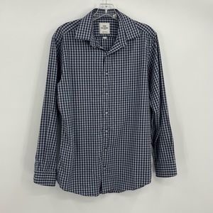 Ben Sherman Tailored Slim Fit Plaid Button Down Shirt